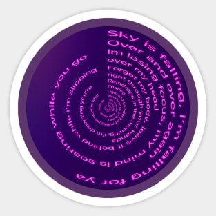 Lilac Lyrics Sticker